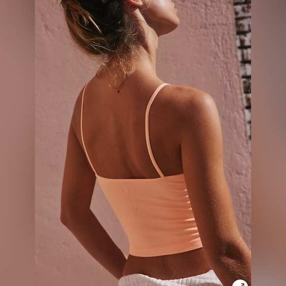 Free People Tighten Up Tank Top in Melon Size XL NWOT - Picture 5 of 8